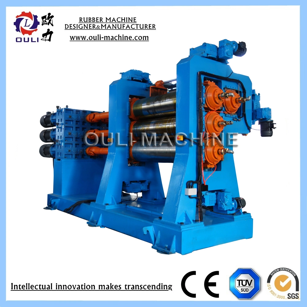 Superior Materials 4 Bowl Roll Rubber Calender, Laboratory Roller Press Machine