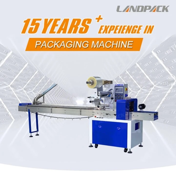 Landpack Lp-350b Ready Horizontal Baby Swim Trunks Portable Biscuit Pillow Packaging Packing Machinery Machine