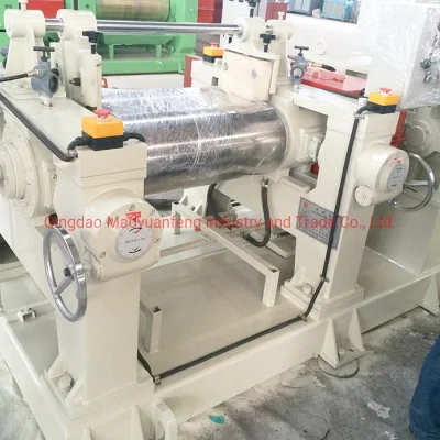 2 Roll Lab Rubber Mixing Mills Calender Machine with Cooling System